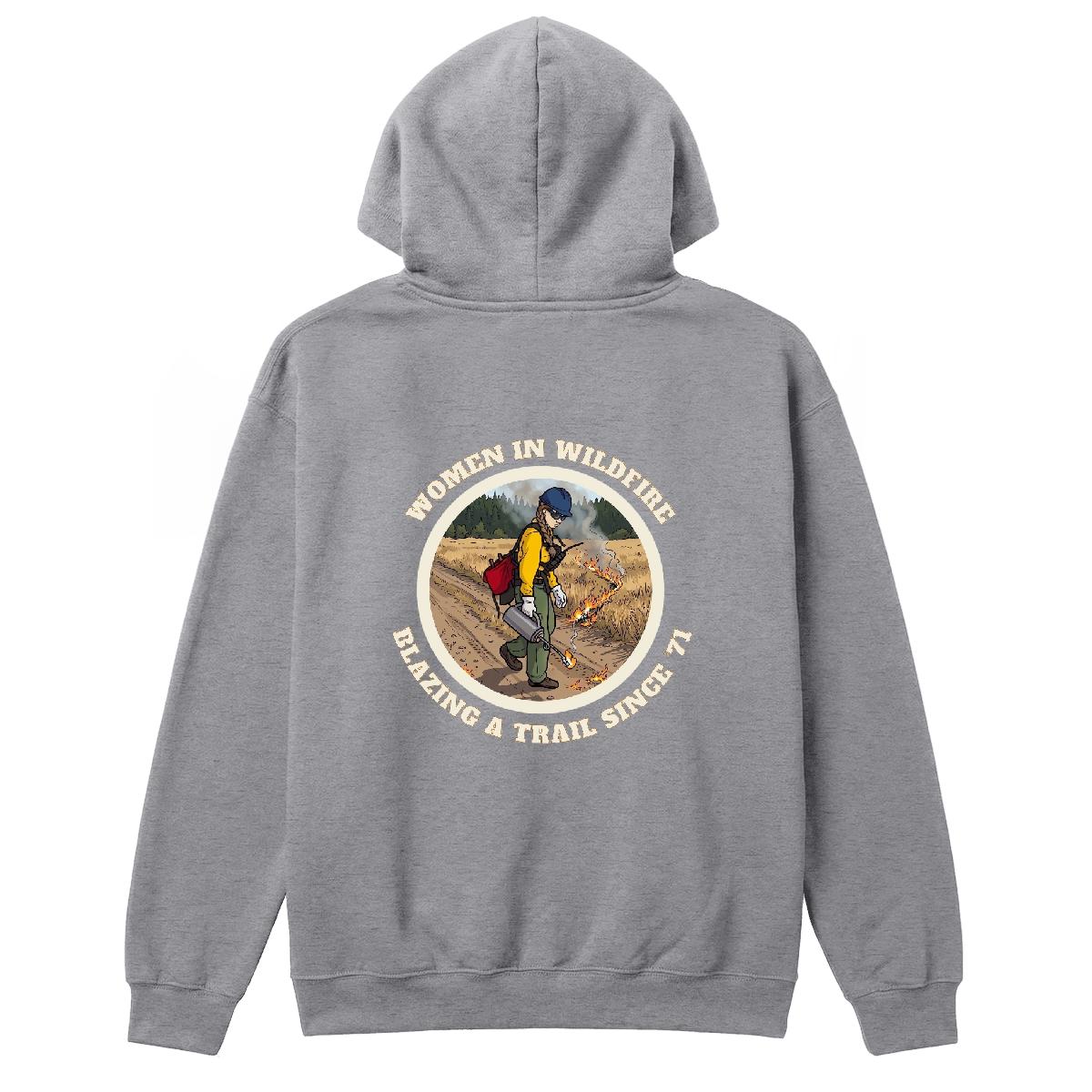 Women in Wildfire Sweater