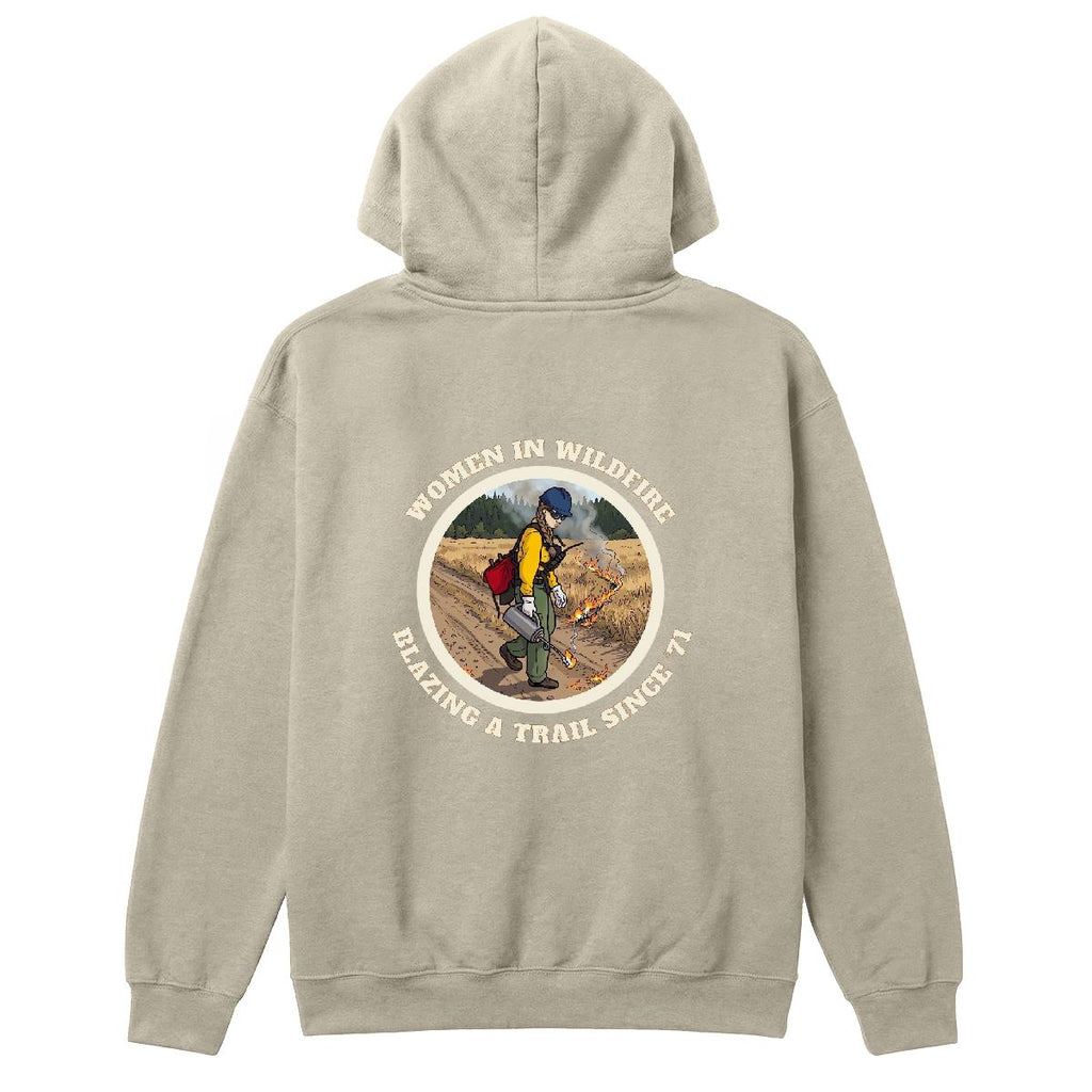 Women in Wildfire Sweater
